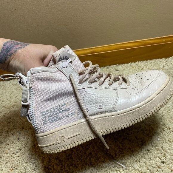 Nike SF Air Force 1 Mid Silt Red Dust Shoes Size Women’s 4Y AJ0424-600 - Picture 2 of 7